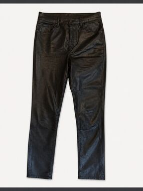 Express Black Coated Skinny Jeans in Women's Size 4 Short